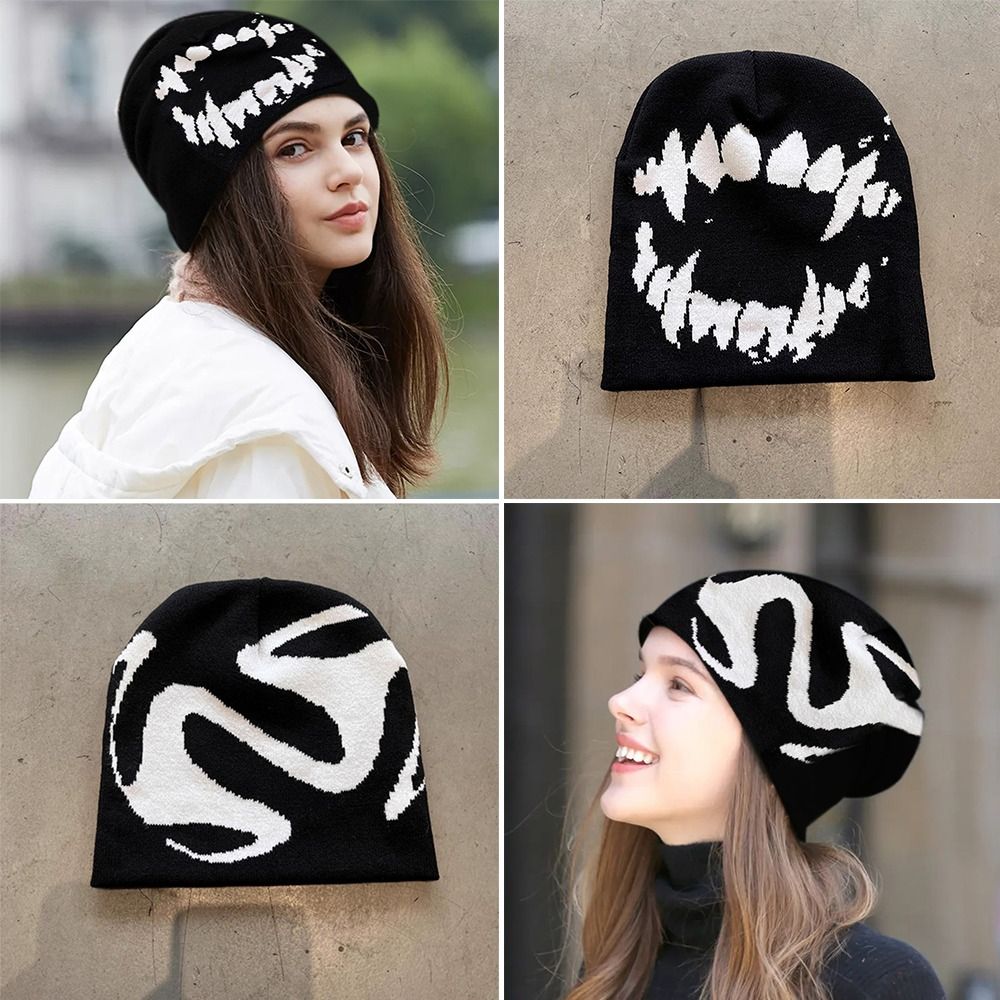 Streetwear Brand Beanie - New Y2k Streetwear Women Hat Warm