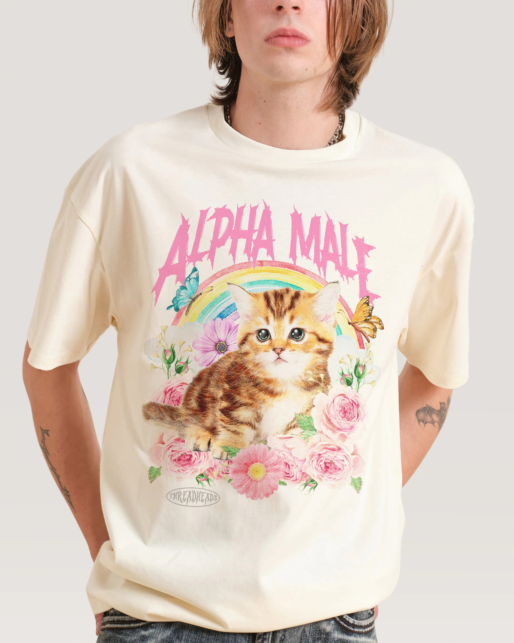 Streetwear Brand Cat - Alpha Male Fun Cute Cat Illustration