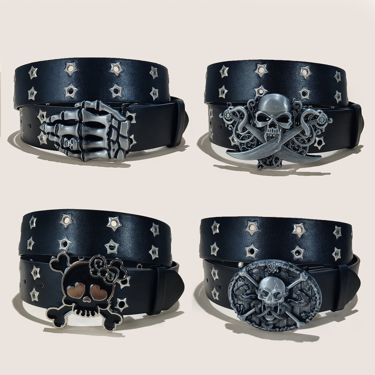 Streetwear Brand Belts - Gothic Men's Belts High-end Luxury Brands