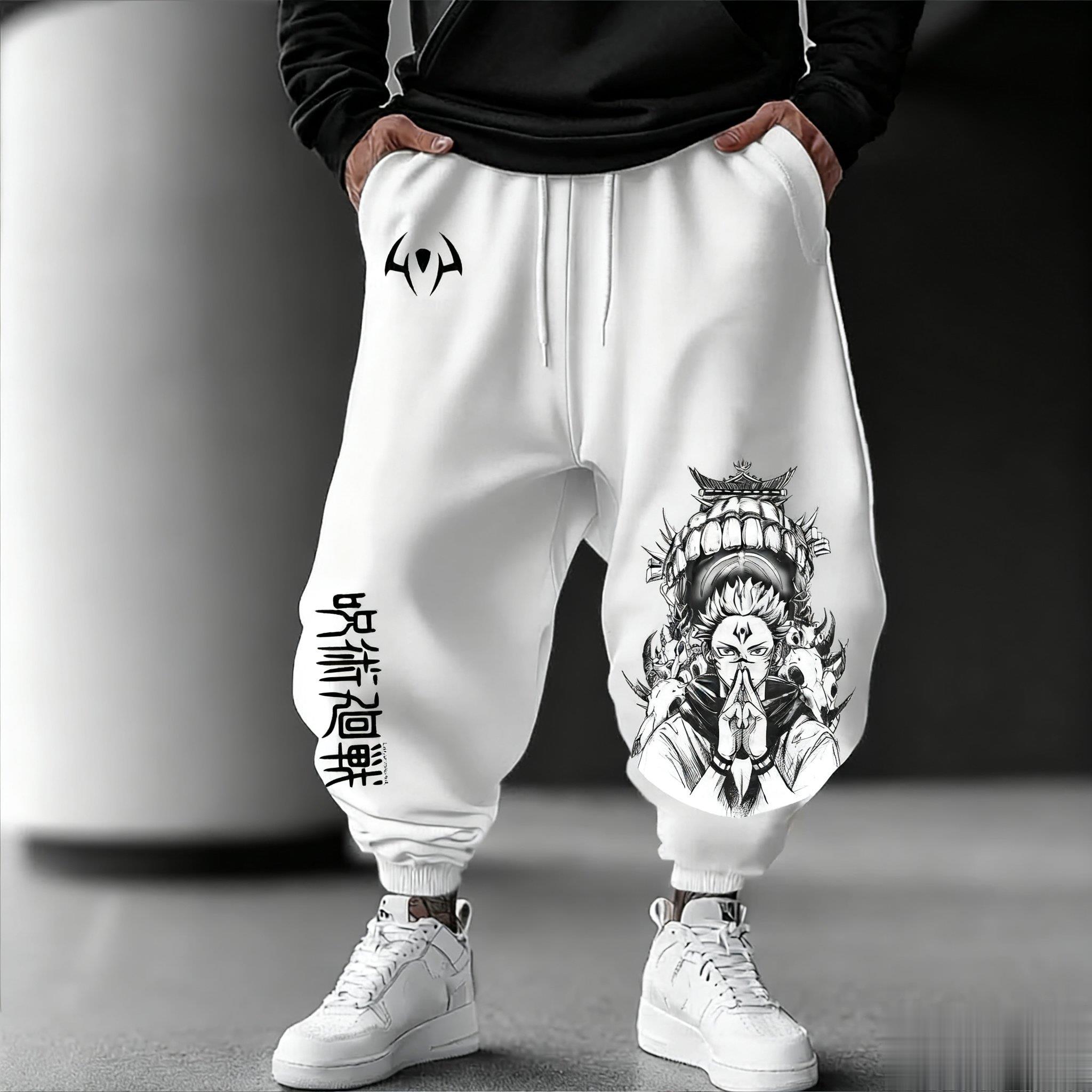 Jujutsu Kaisen Men Jogging Pan - Streetwear Brand Beanie avaliação e preço