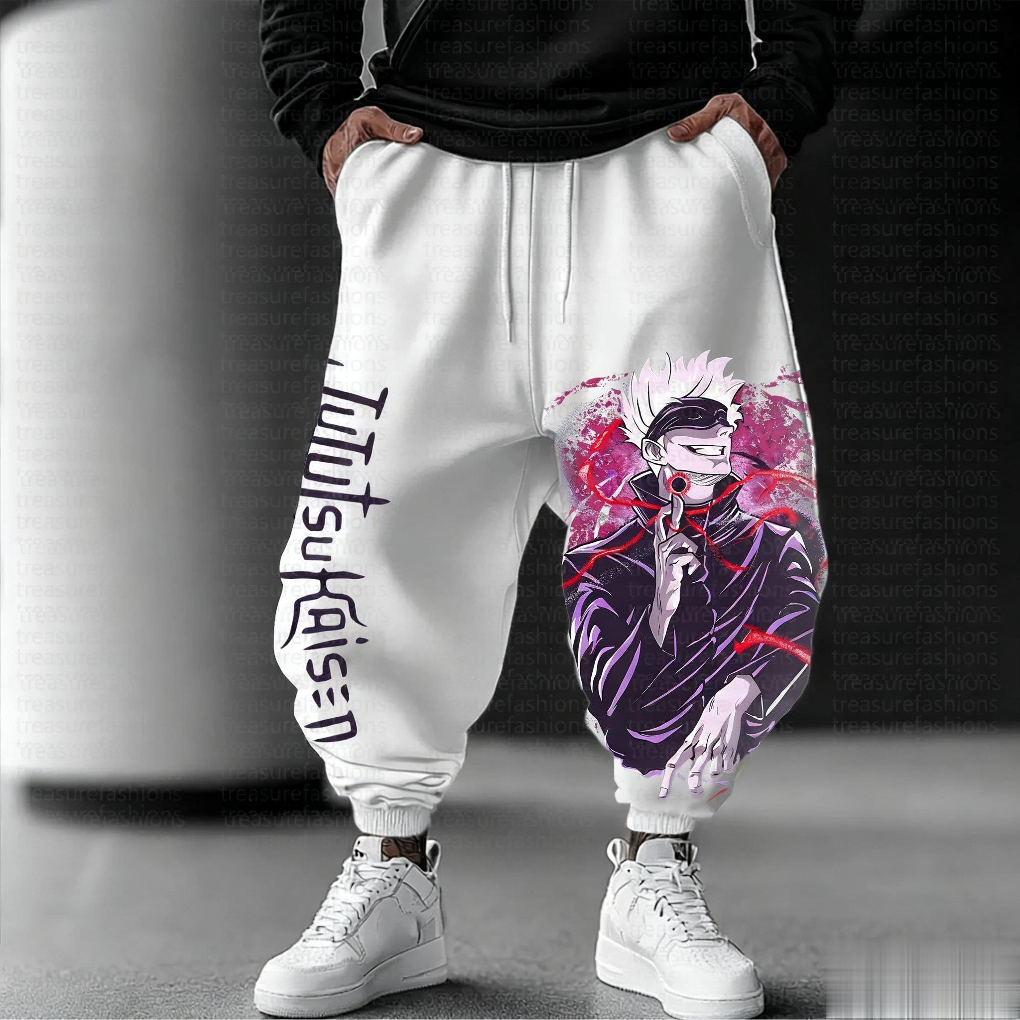 Jujutsu Kaisen Men Jogging Pan - Streetwear Brand Beanie avaliação e preço
