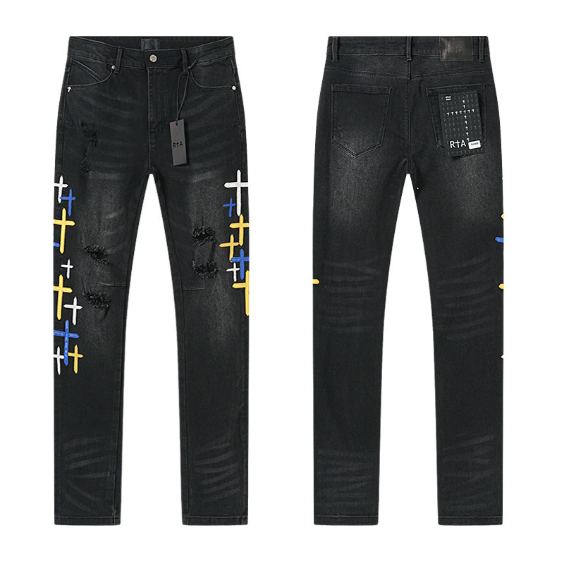 RTA Brand Men's Slim Fit Paint - Streetwear Brand Pants avaliação e preço
