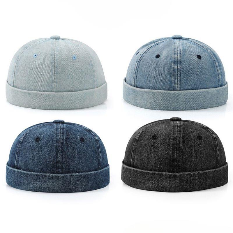 Unisex Denim Beanie Hats Dome  - Streetwear Brand Beanie avaliação e preço