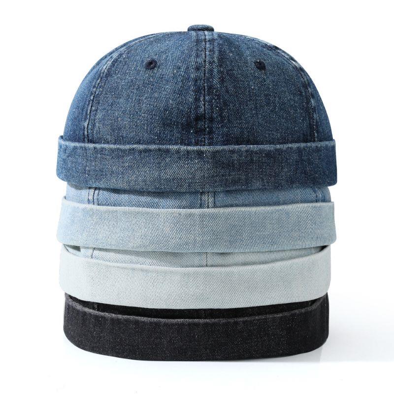 Unisex Denim Beanie Hats Dome  - Streetwear Brand Beanie avaliação e preço