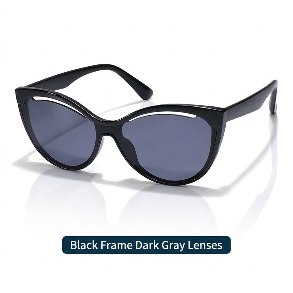 Vintage Hollowed Cat Eye Sungl - Streetwear Brand Cat avaliação e preço