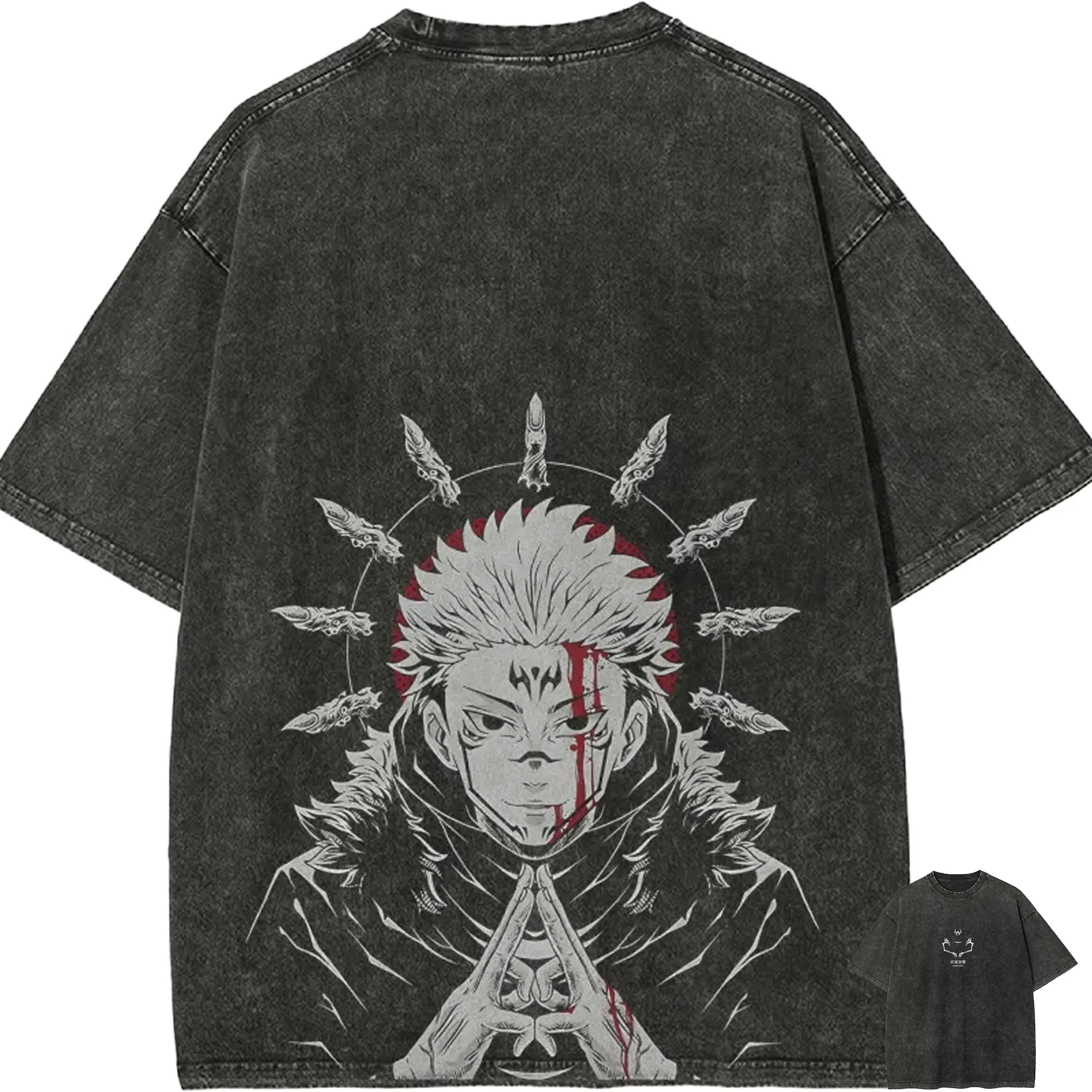 Jujutsu Kaisen Sukuna Print Ov - Streetwear Brand Beanie avaliação e preço