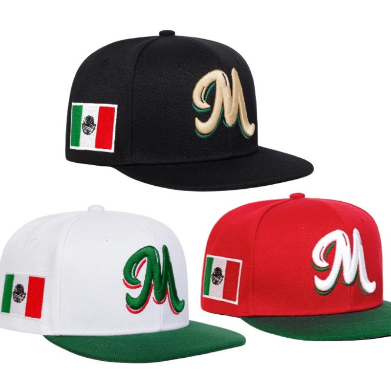 M Letter Embroidered Snapback  - Streetwear Brand Beanie avaliação e preço