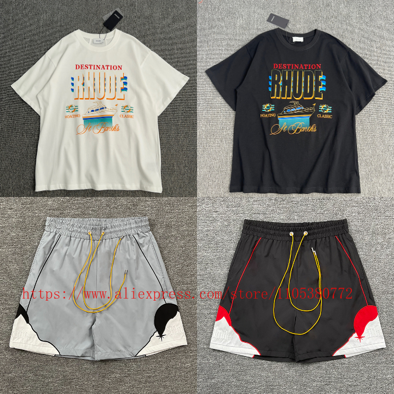 2026 New  RHUDE Men's Print Ca - Fear Of God Essential avaliação e preço
