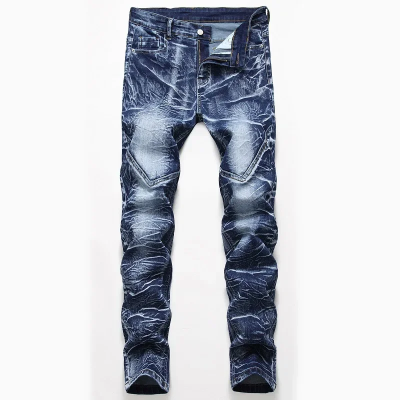 Fashion Print Men's Elasticity - Streetwear Brand Pants avaliação e preço