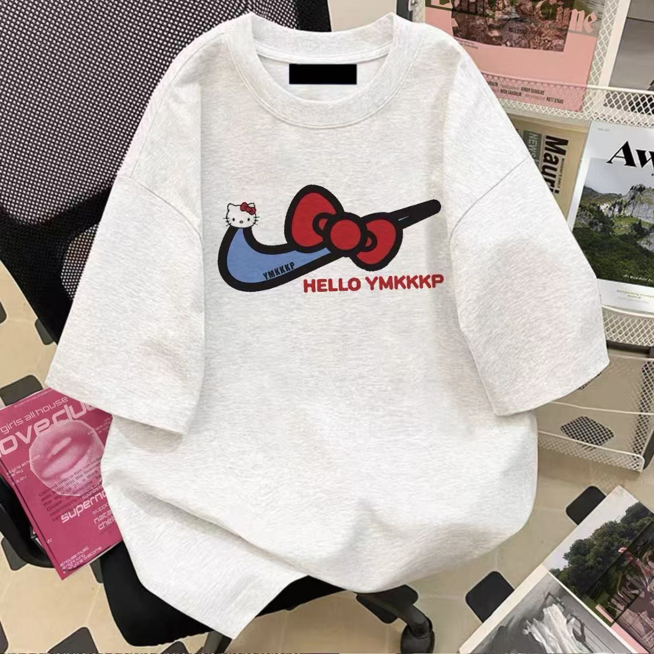 2026 Summer New Style Short-Sl - Streetwear Brand Cat avaliação e preço