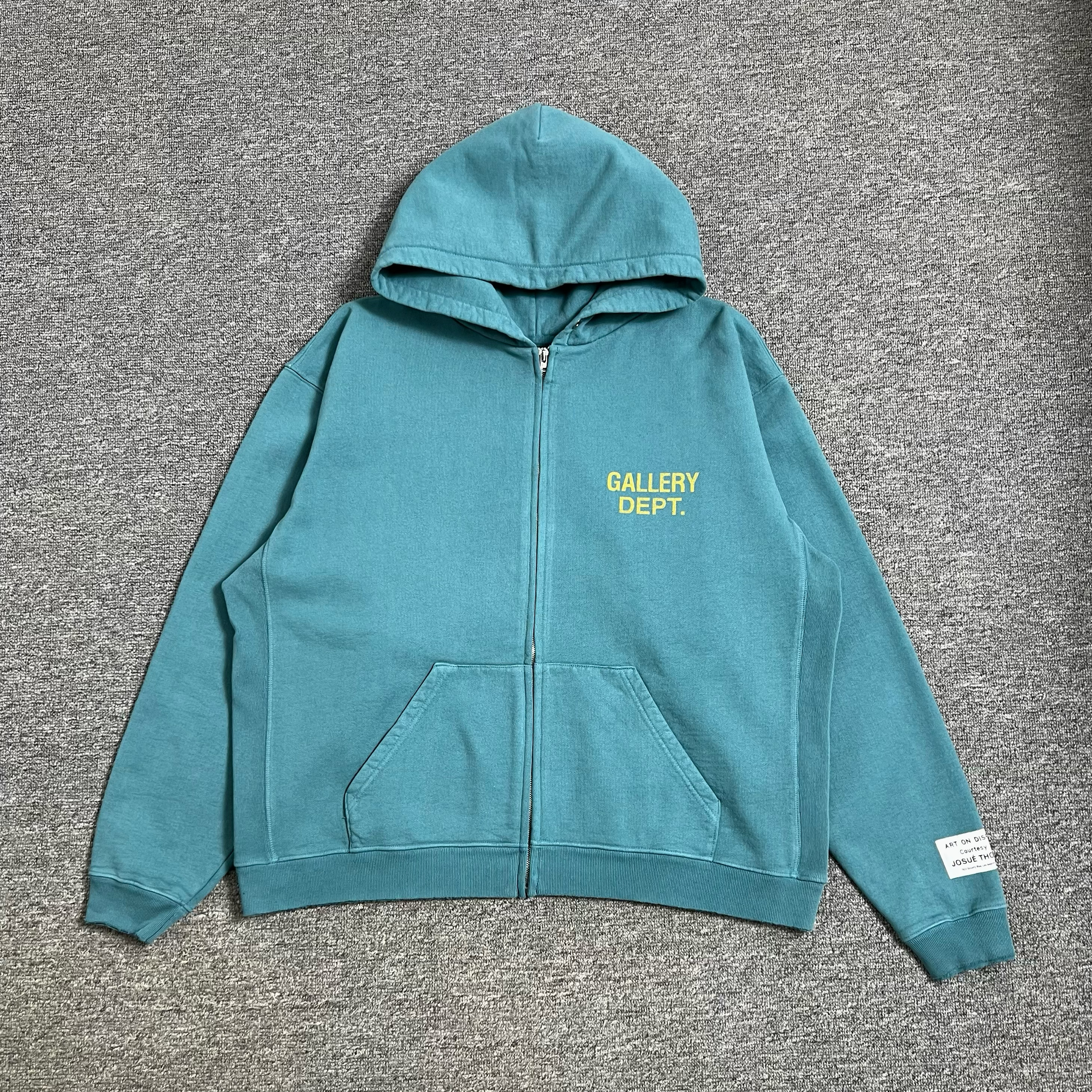 90s Style Full Zip Letter Logo - Streetwear Brand Hoodies avaliação e preço