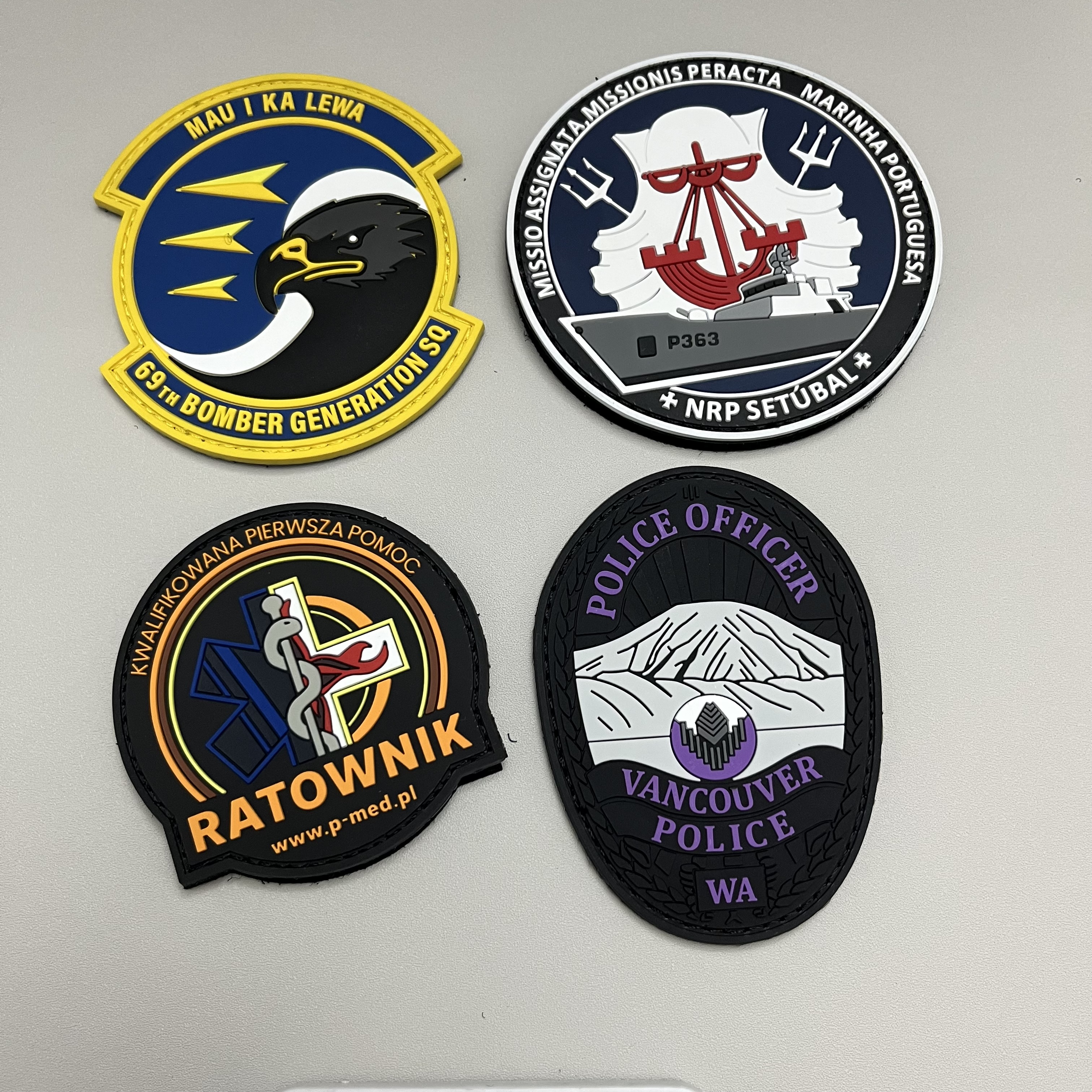 3D Raised Embossed PVC Patches - Streetwear Brand Label avaliação e preço