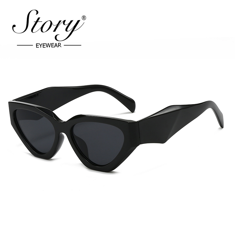 STORY Trendy Large Cat Eye Sun - Streetwear Brand Cat avaliação e preço