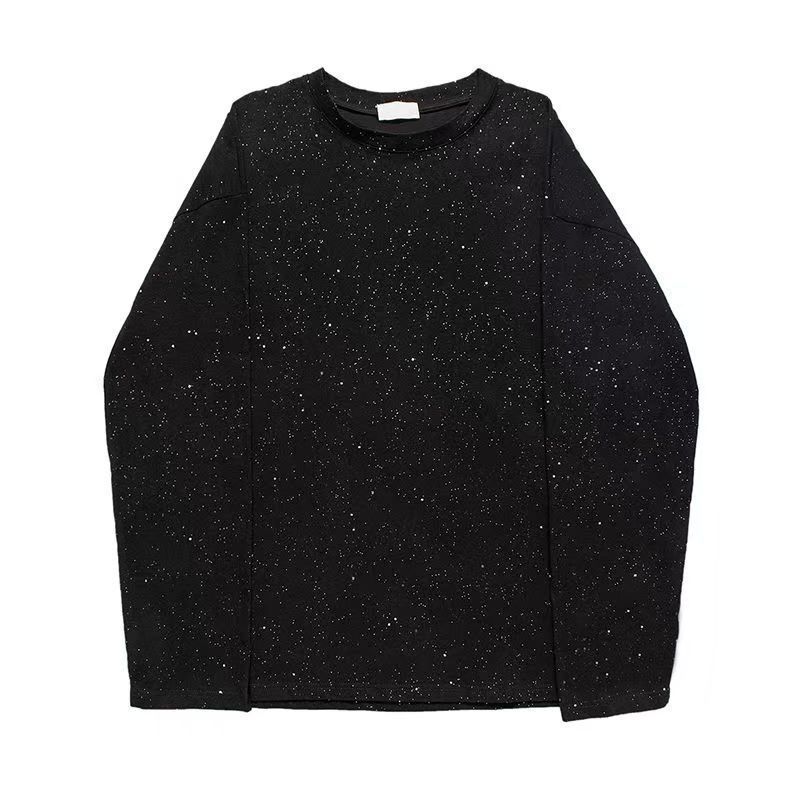 Fashion Black Baggy Male Pullo - Streetwear Brand Aesthetic avaliação e preço