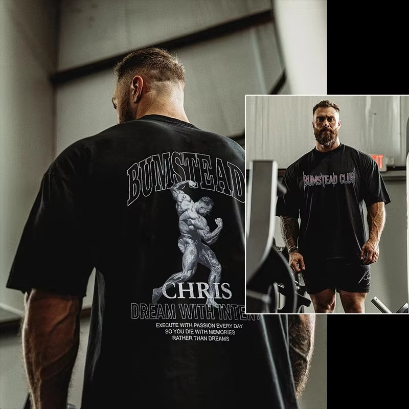 2026 Summer Comfortable T-shir - Streetwear Gym Brand avaliação e preço