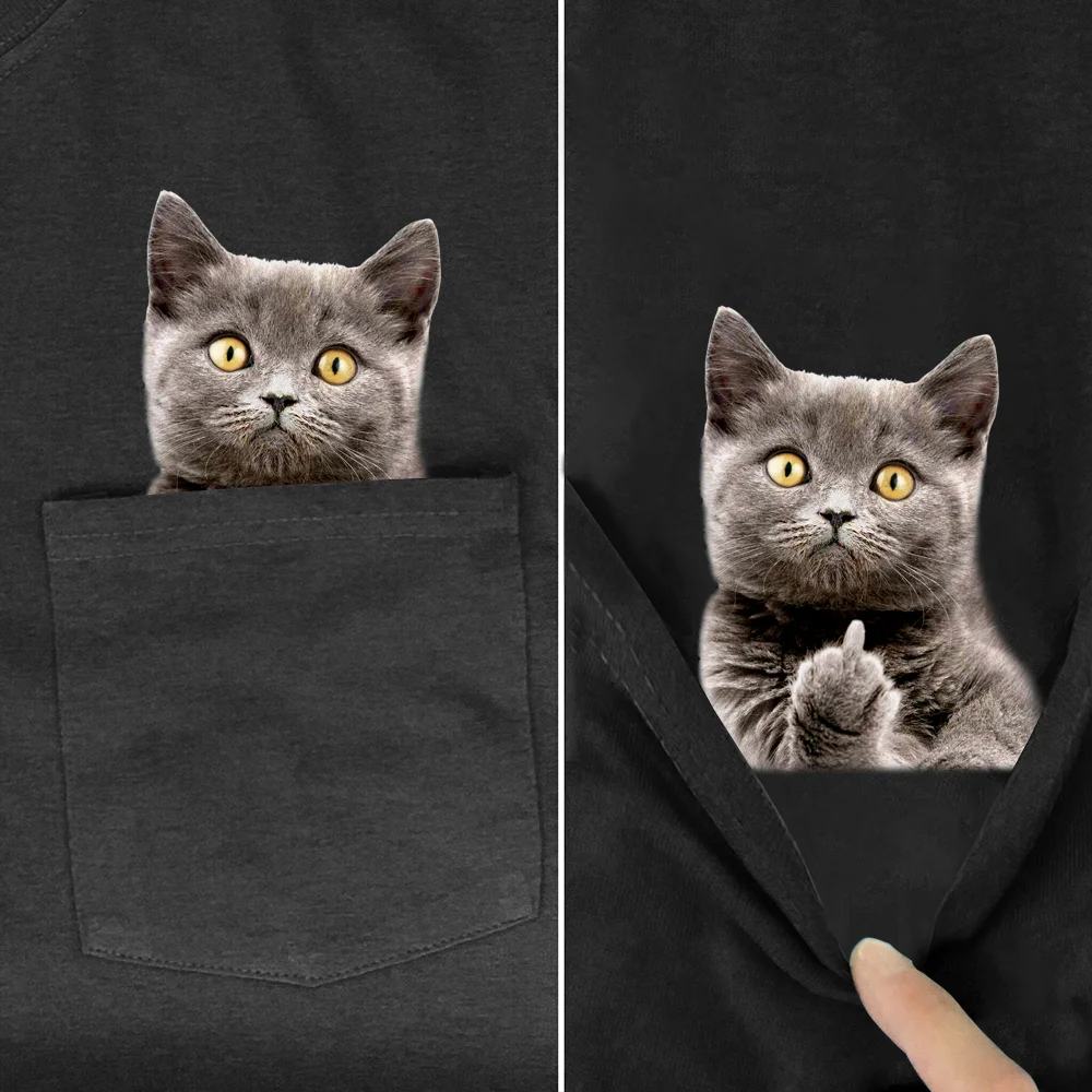 CLOOCL Animal T-Shirt Fashion  - Streetwear Brand Cat avaliação e preço