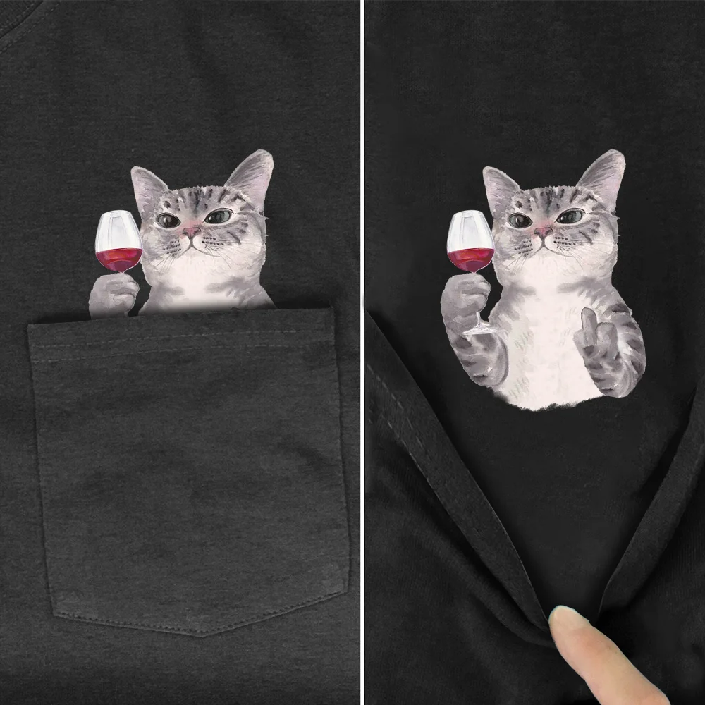 CLOOCL Animal T-Shirt Fashion  - Streetwear Brand Cat avaliação e preço