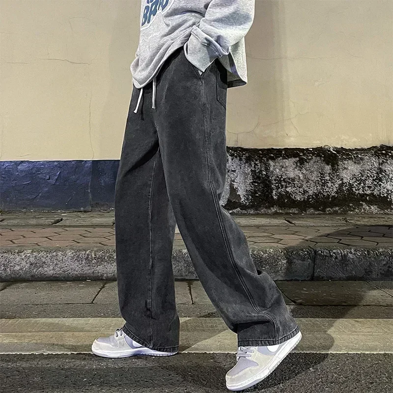 New Streetwear Loose Jeans Men - Streetwear Brand Pants avaliação e preço