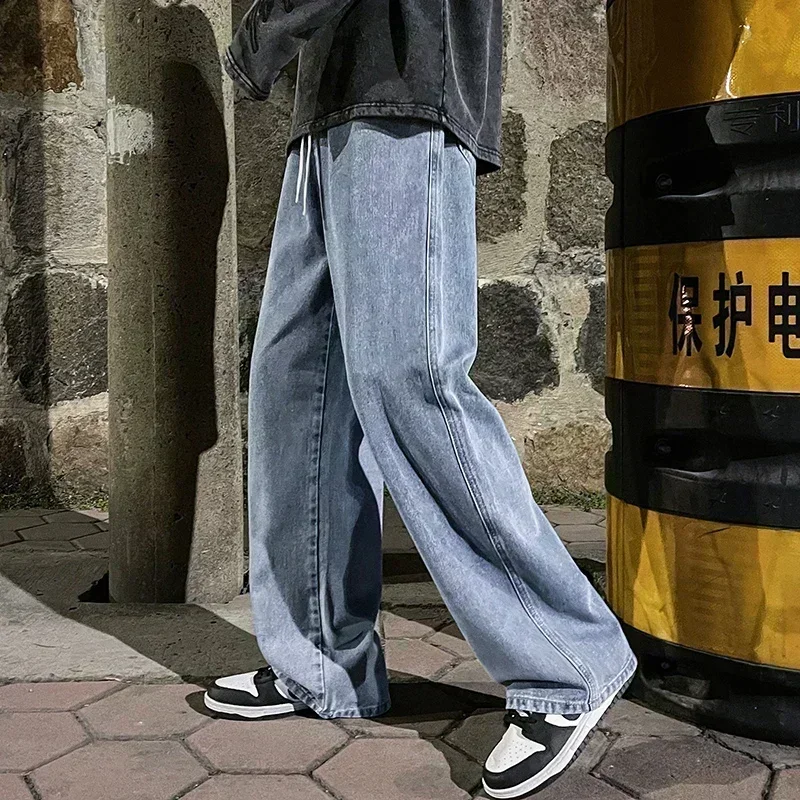 New Streetwear Loose Jeans Men - Streetwear Brand Pants avaliação e preço
