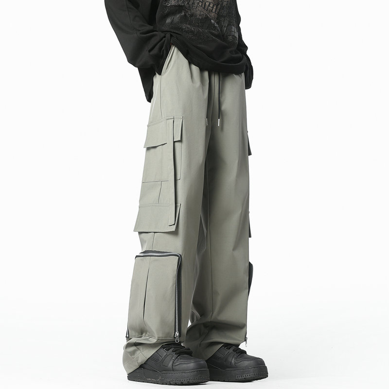 Fashion Men Cargo Pants Loose  - Streetwear Brand Pants avaliação e preço