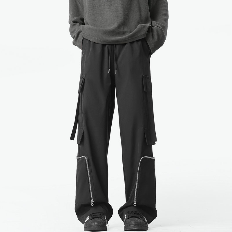 Fashion Men Cargo Pants Loose  - Streetwear Brand Pants avaliação e preço