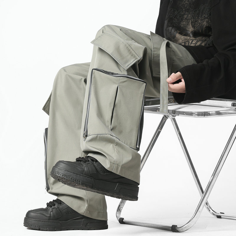 Fashion Men Cargo Pants Loose  - Streetwear Brand Pants avaliação e preço
