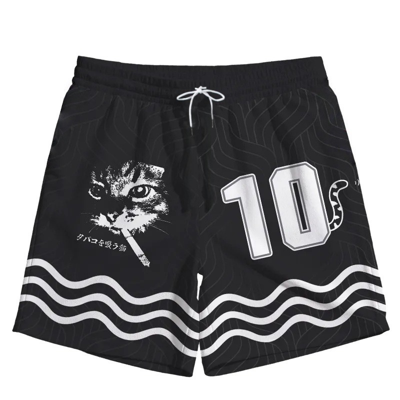 Men's Summer Quick-Dry Loose B - Streetwear Brand Cat avaliação e preço