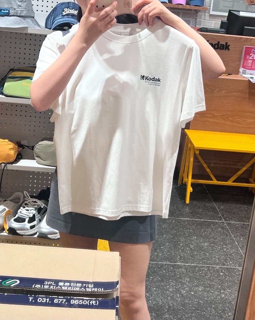 Kodak Unisex Oversized T-Shirt - Streetwear Brands Logo avaliação e preço