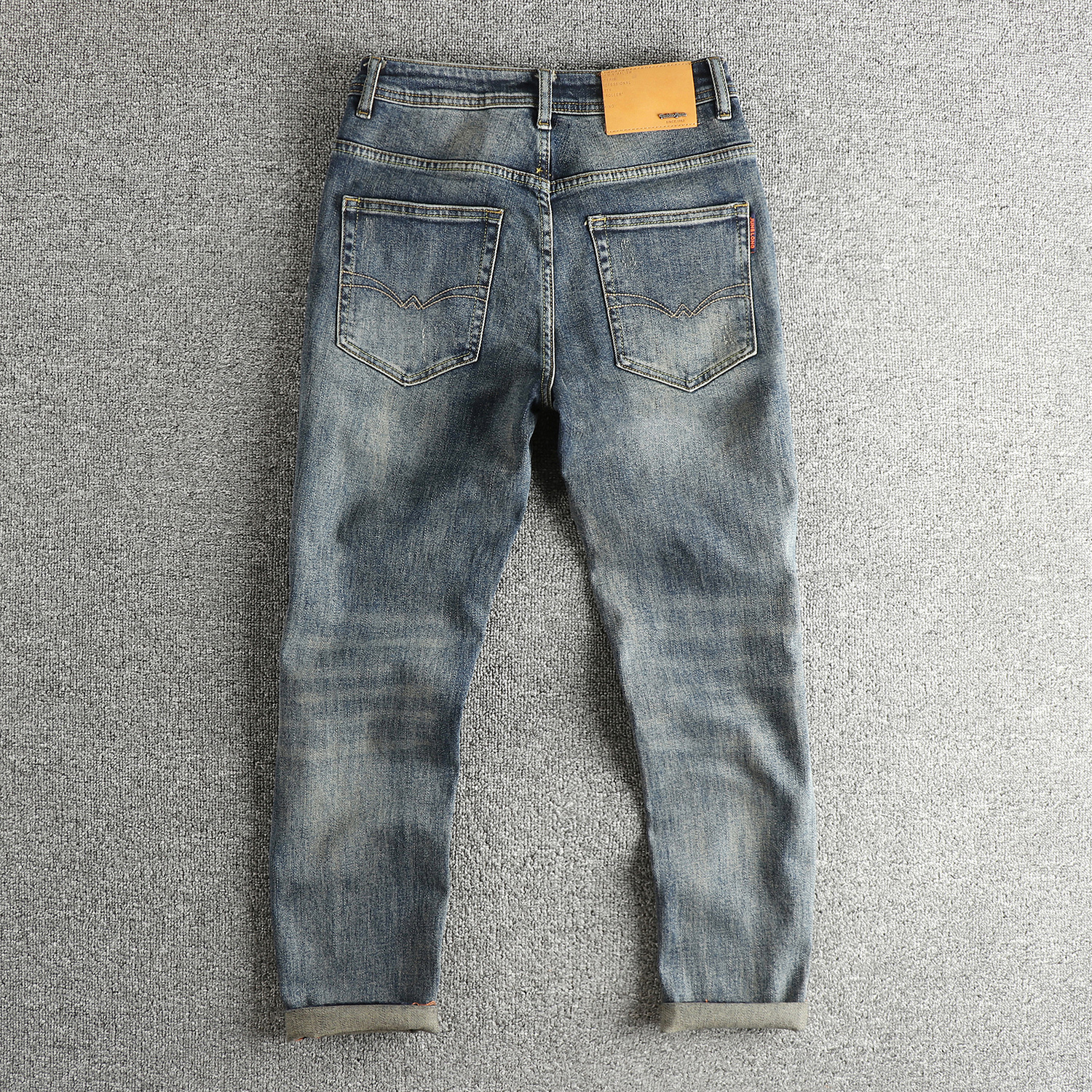 Retro blue wash-fried cat whis - Streetwear Brand Cat avaliação e preço