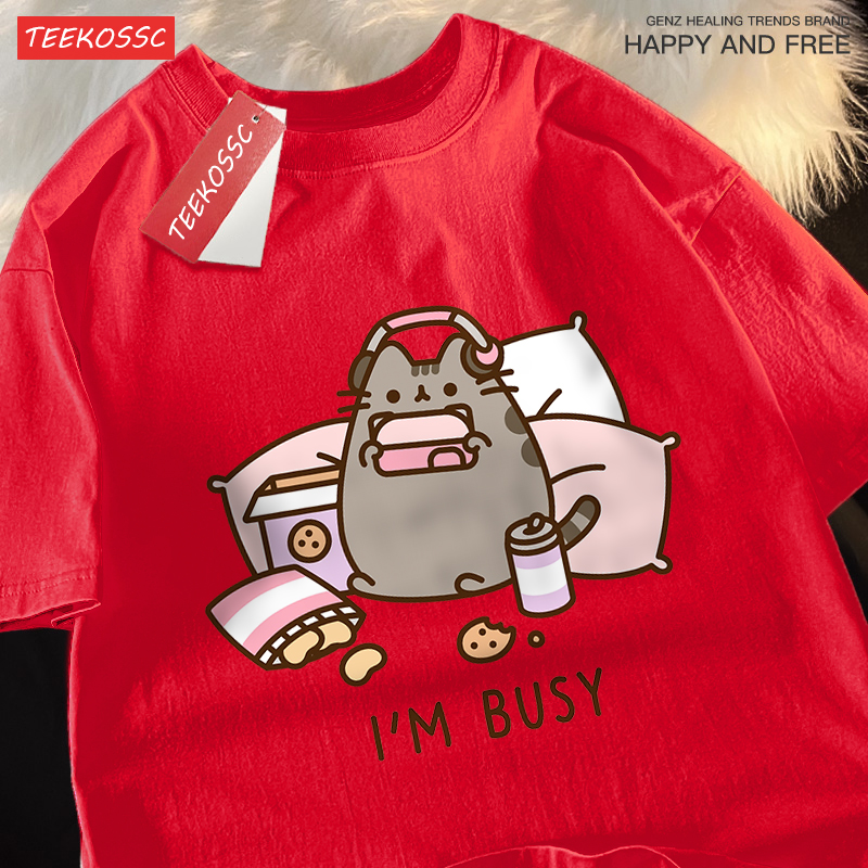 Sorry I'M Busy Cat Playing Gam - Streetwear Brand Cat avaliação e preço