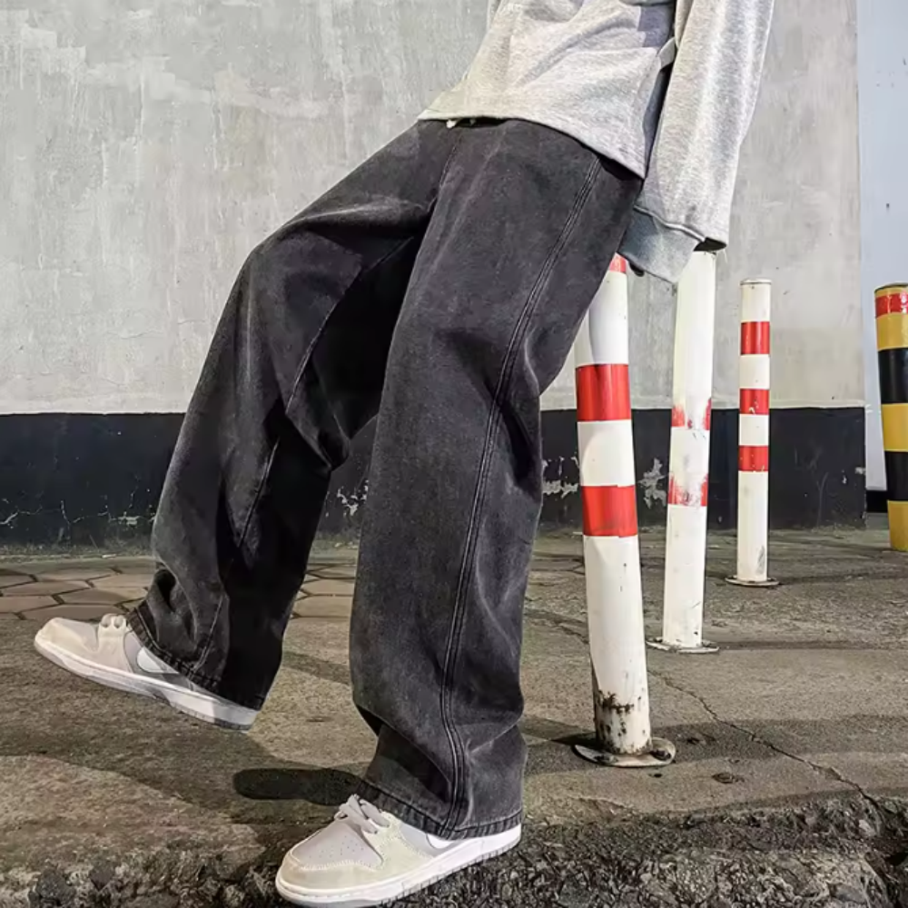 2025 New Streetwear Loose Jean - Streetwear Brand Pants avaliação e preço