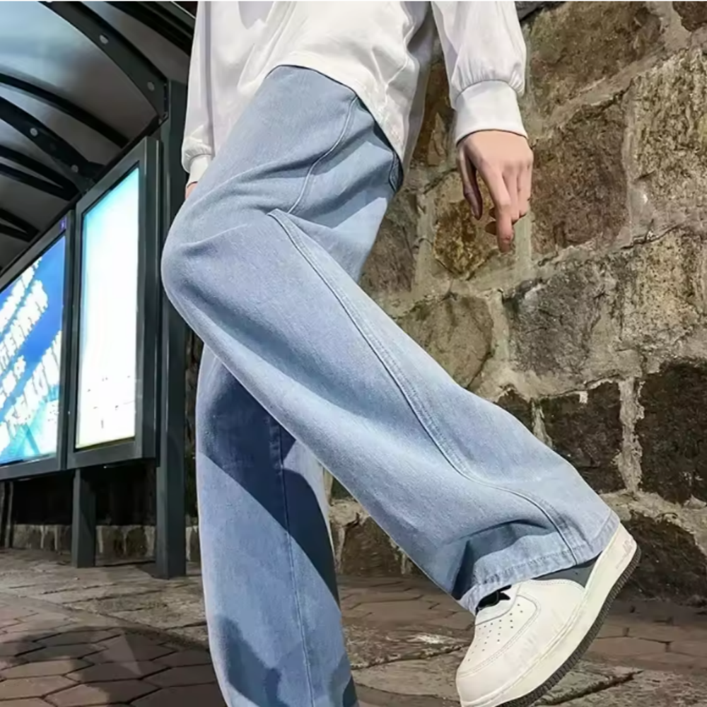 2025 New Streetwear Loose Jean - Streetwear Brand Pants avaliação e preço