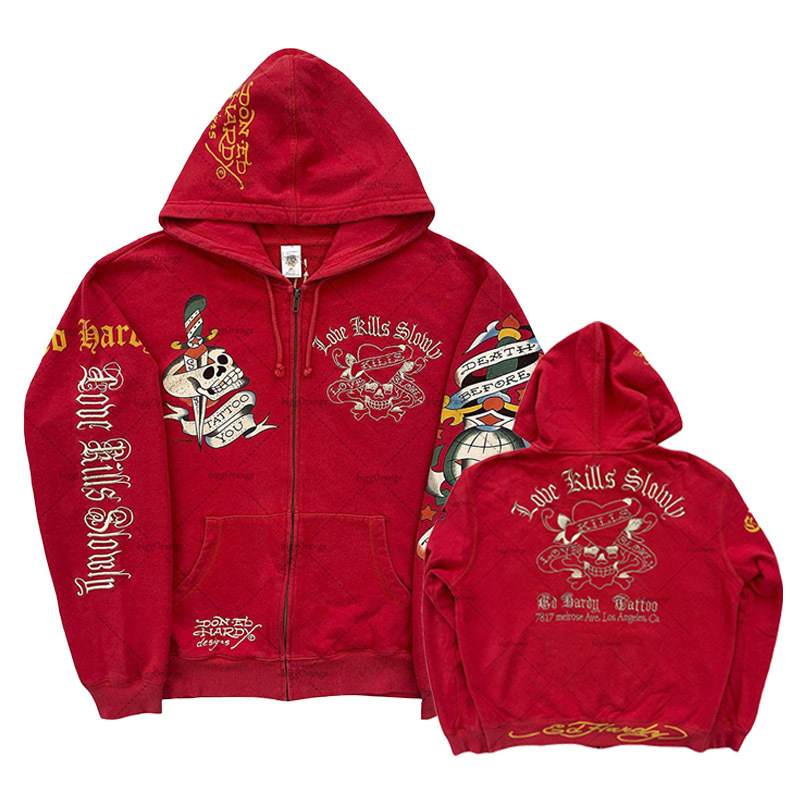 American Gothic Ro Skull Bones - Streetwear Brand Hoodies avaliação e preço