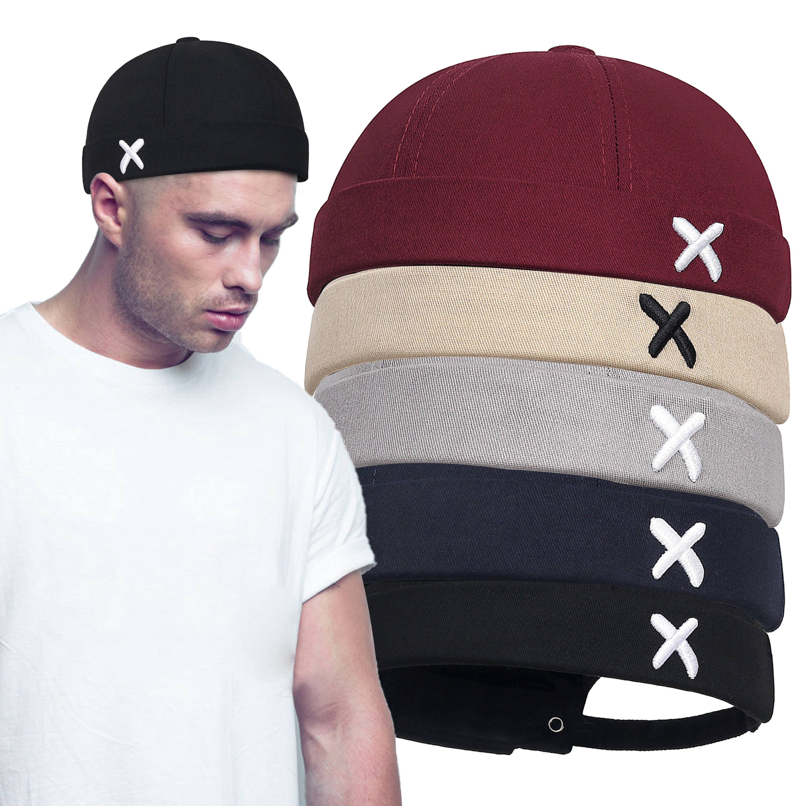 Men Hip Hop Hats Vintage Beani - Streetwear Brand Beanie avaliação e preço
