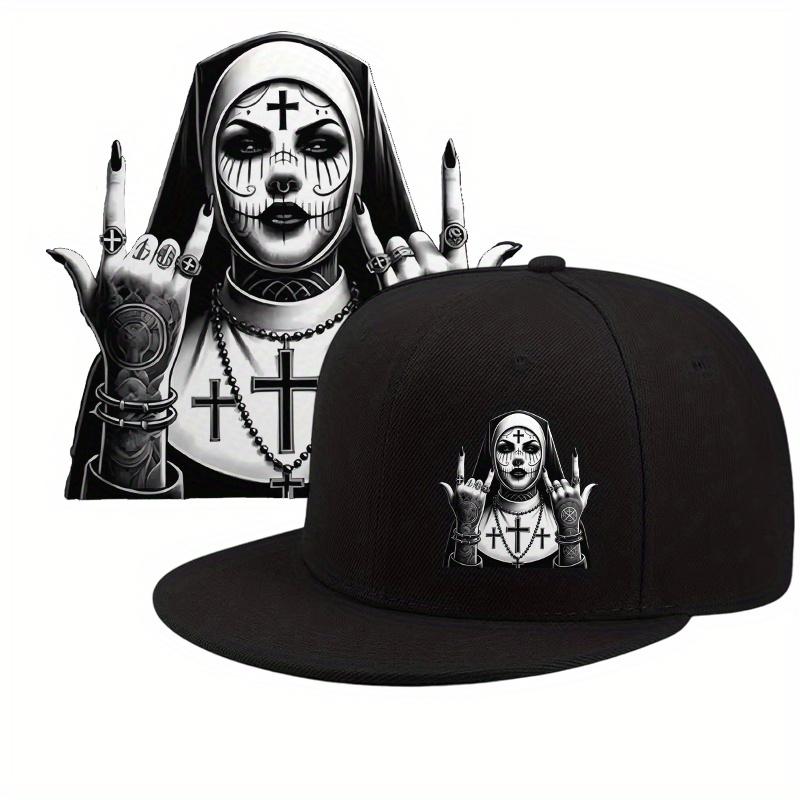 Halloween Nun Print Design Tre - Streetwear Brand Beanie avaliação e preço