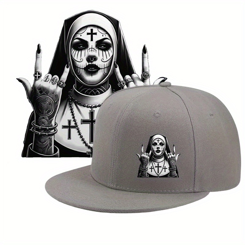 Halloween Nun Print Design Tre - Streetwear Brand Beanie avaliação e preço