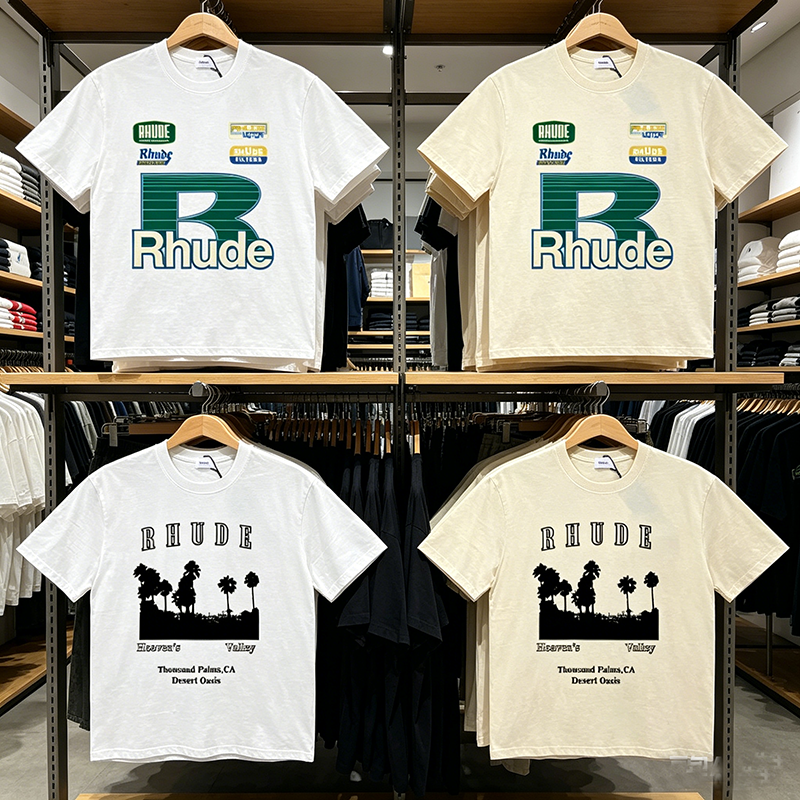 Streetwear Brand Rhude T-shirt - Streetwear Brands Logo avaliação e preço