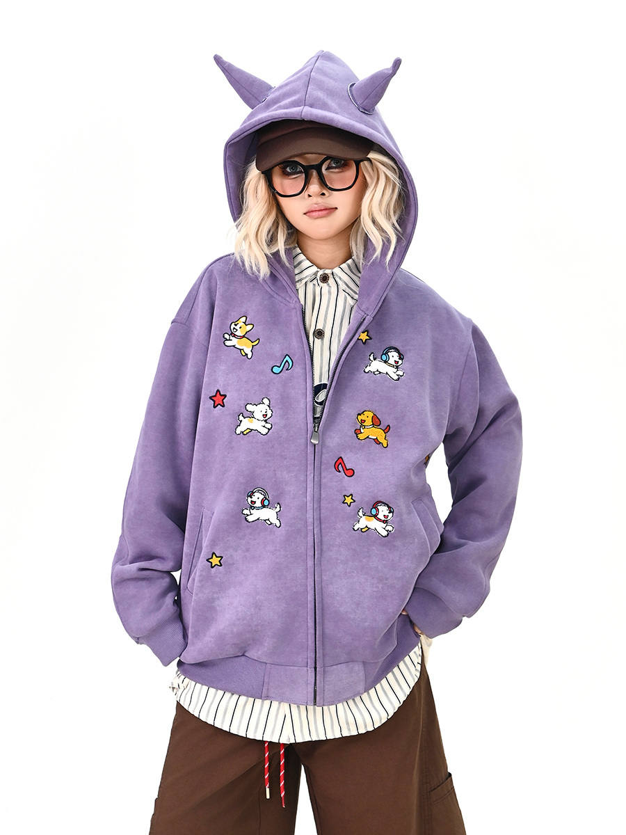 Loose Women's Hoodie Cardigan  - Streetwear Brand Hoodies avaliação e preço