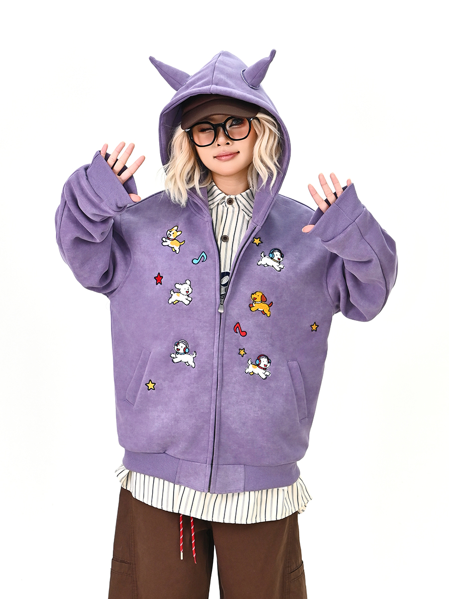Loose Women's Hoodie Cardigan  - Streetwear Brand Hoodies avaliação e preço