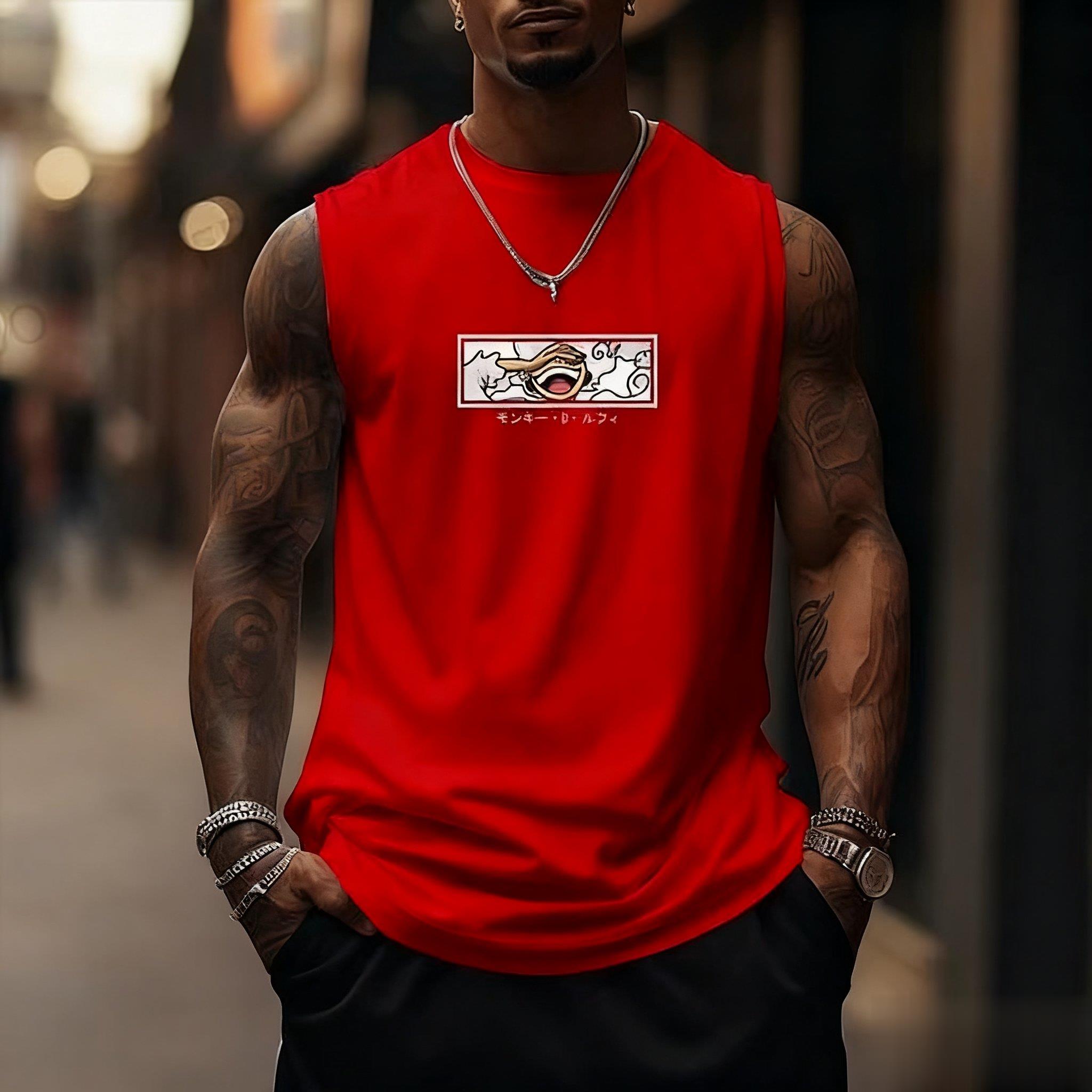 One Piece Luffy Gear 5 Tank To - Streetwear Gym Brand avaliação e preço