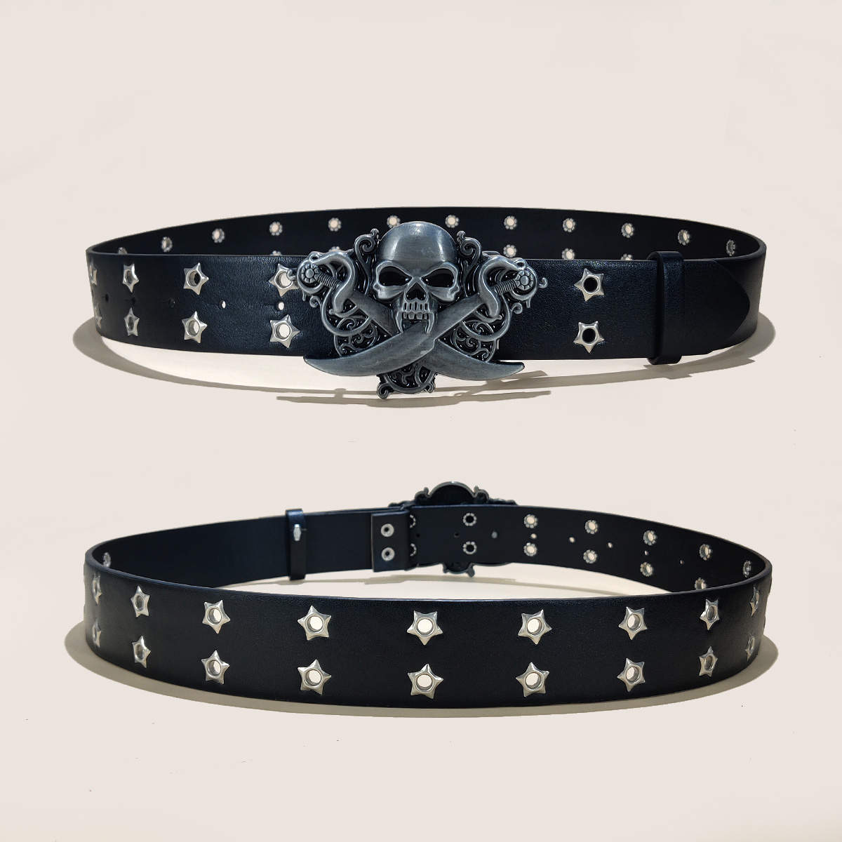 Gothic Men's Belts High-end Lu - Streetwear Brand Belts avaliação e preço