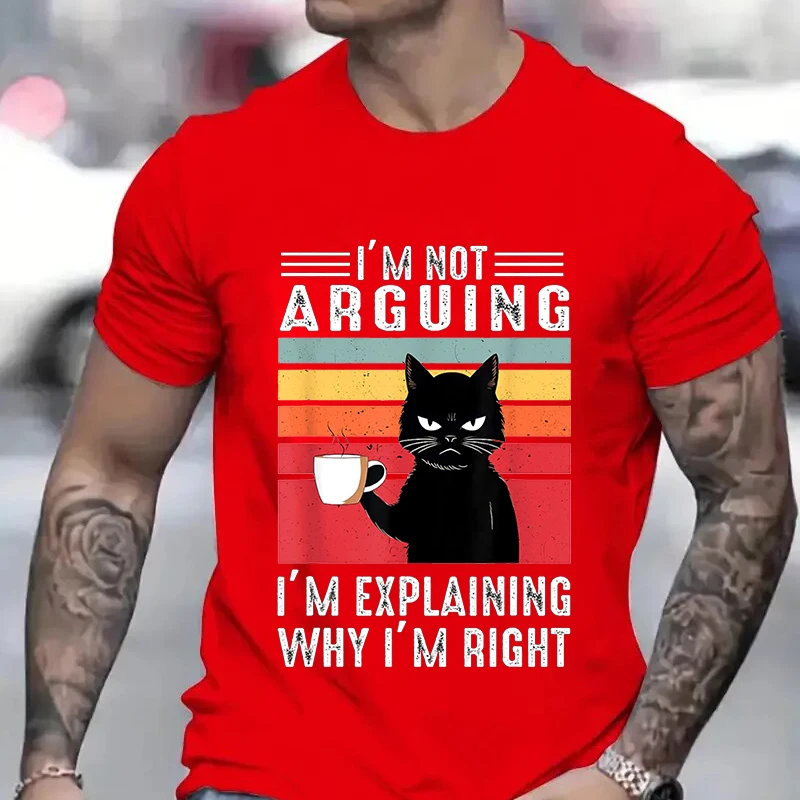 Funny Cat Coffee Tshirts Black - Streetwear Brand Cat avaliação e preço