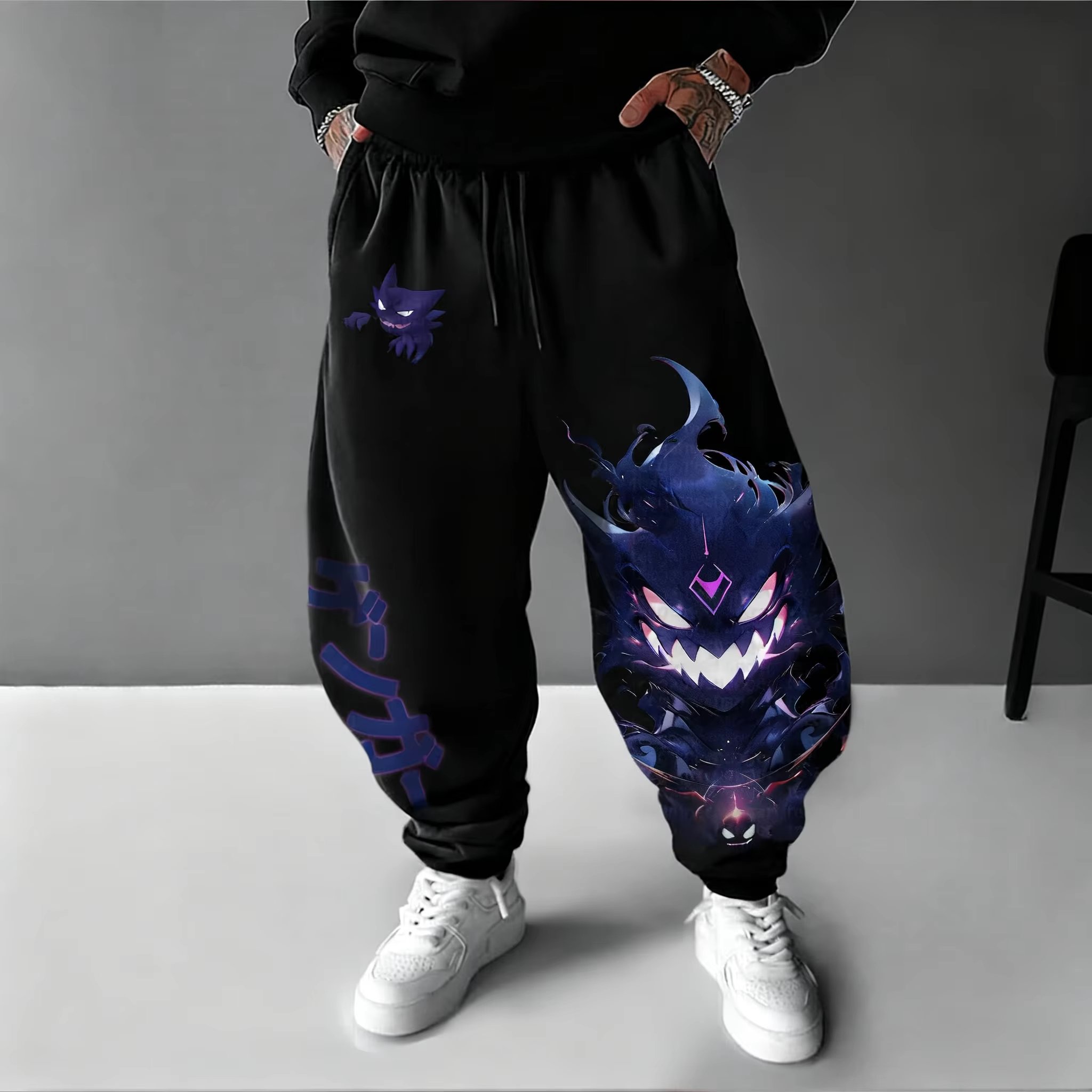 Y2K 2026 Pokemon Gengar Cotton - Streetwear Brand Beanie avaliação e preço