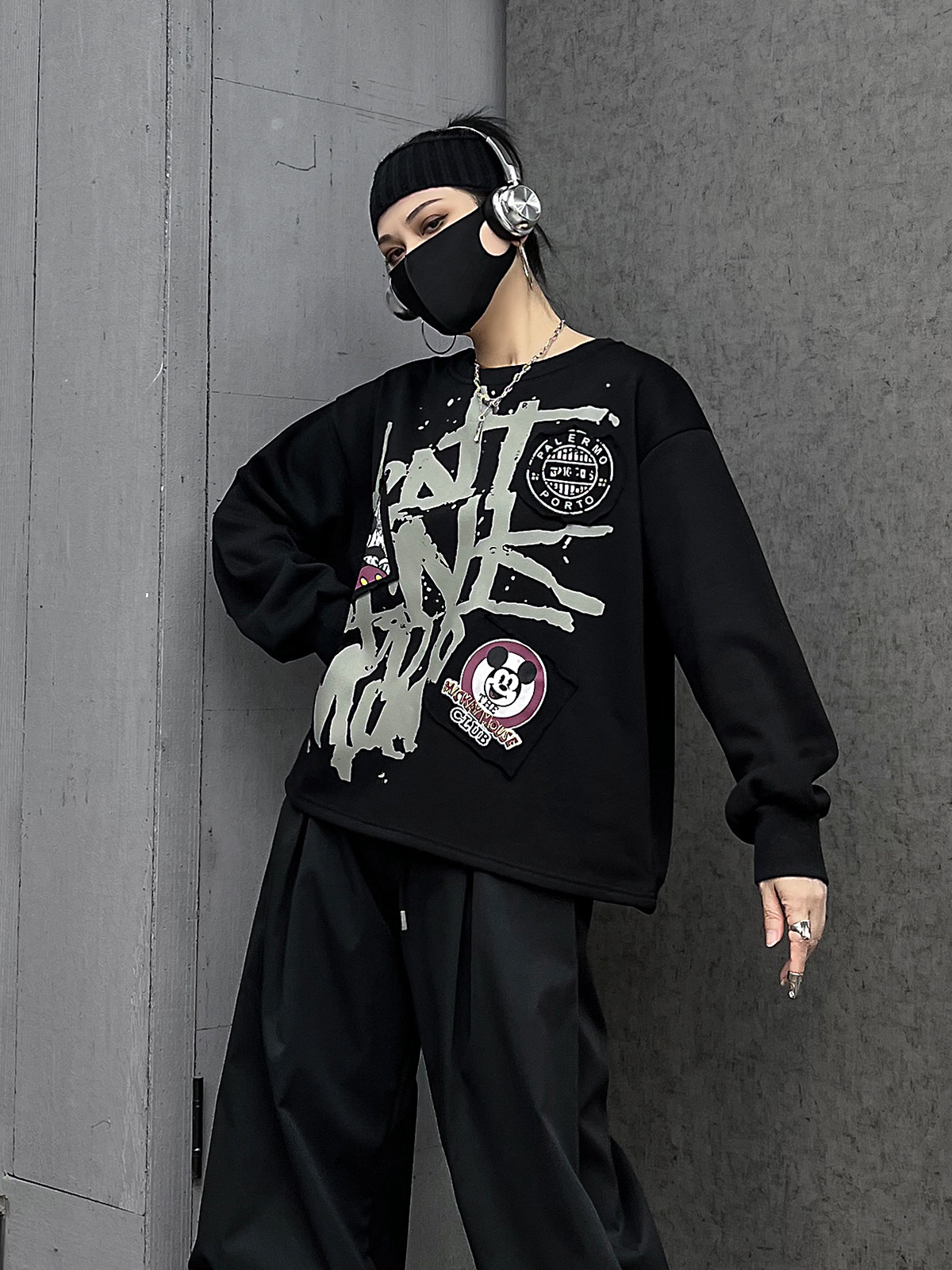 Cool Black Street Style Women' - Streetwear Brand Hoodies avaliação e preço
