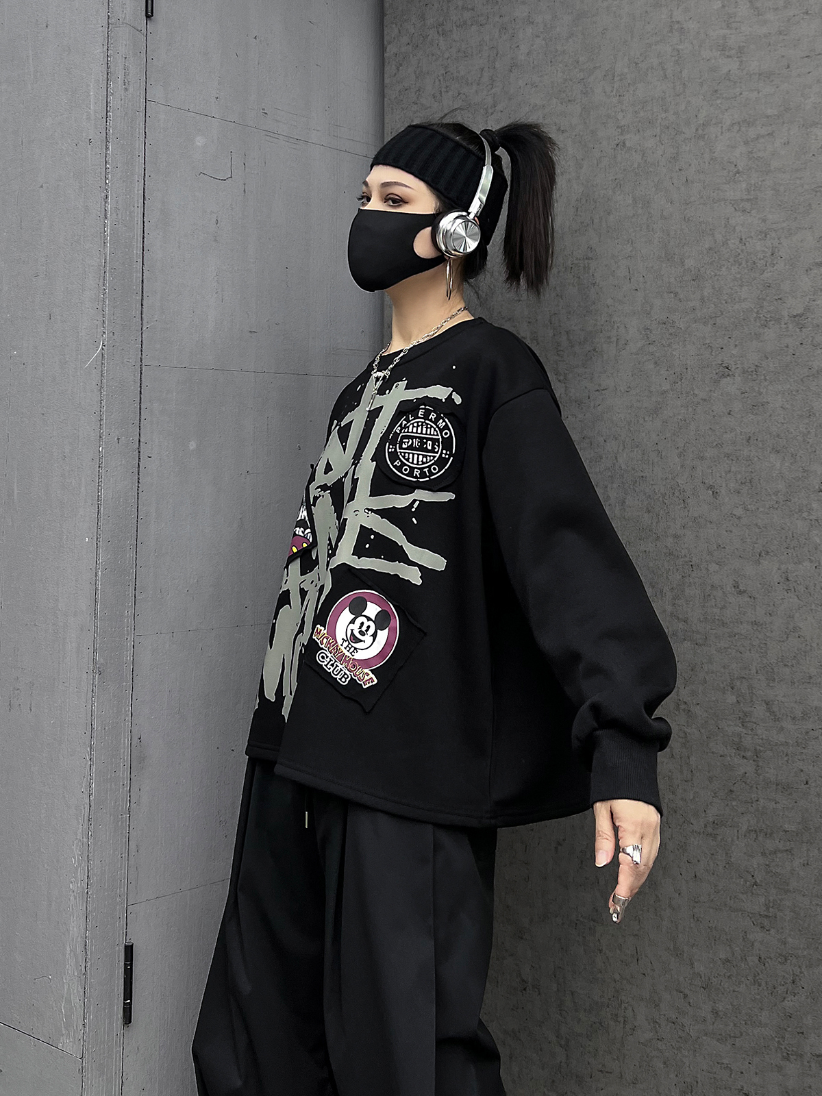 Cool Black Street Style Women' - Streetwear Brand Hoodies avaliação e preço