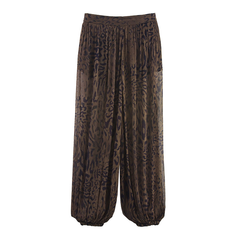 Vintage Leopard Pants Oversize - Streetwear Brand Pants avaliação e preço
