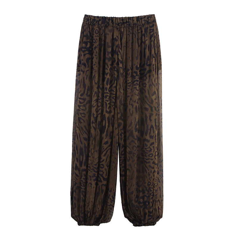 Vintage Leopard Pants Oversize - Streetwear Brand Pants avaliação e preço
