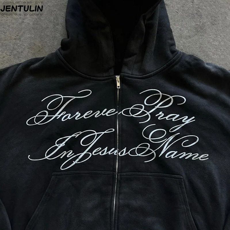 Aesthetics Hip Hop Letter Prin - Streetwear Brand Aesthetic avaliação e preço