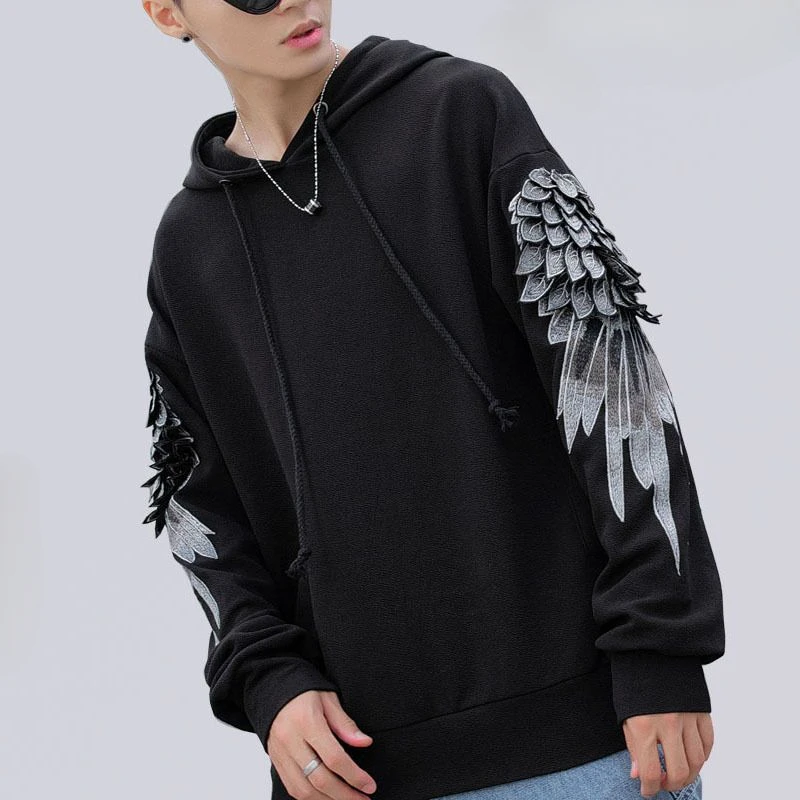 Sweatshirt for Men Hooded Embr - Streetwear Brand Hoodies avaliação e preço