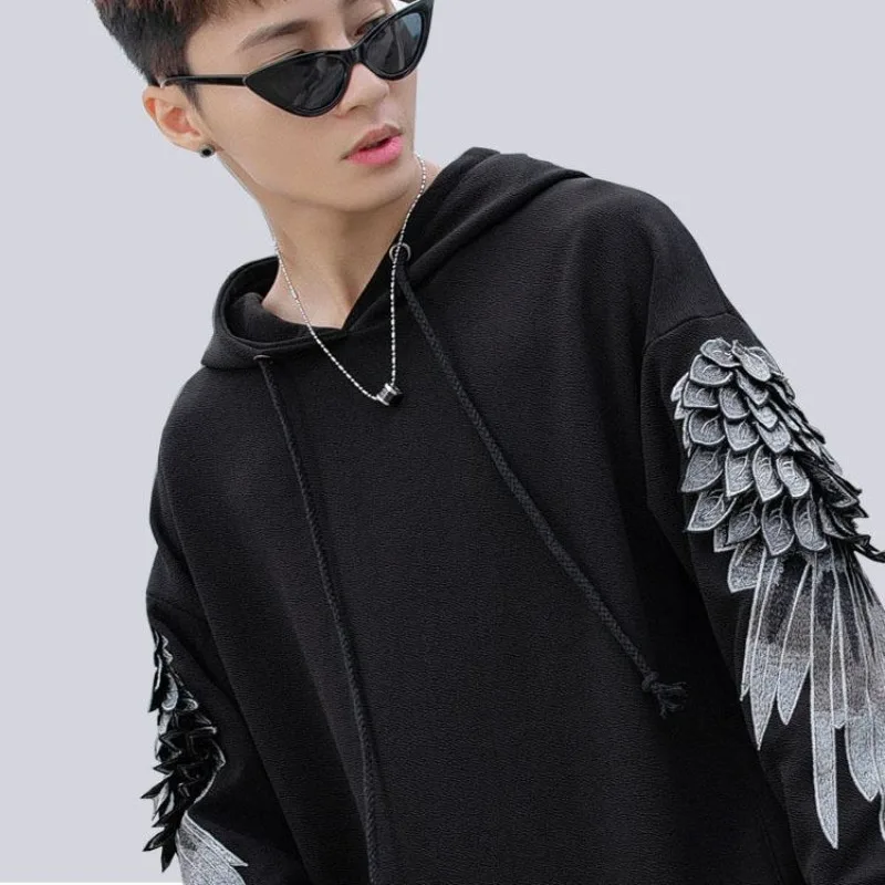 Sweatshirt for Men Hooded Embr - Streetwear Brand Hoodies avaliação e preço